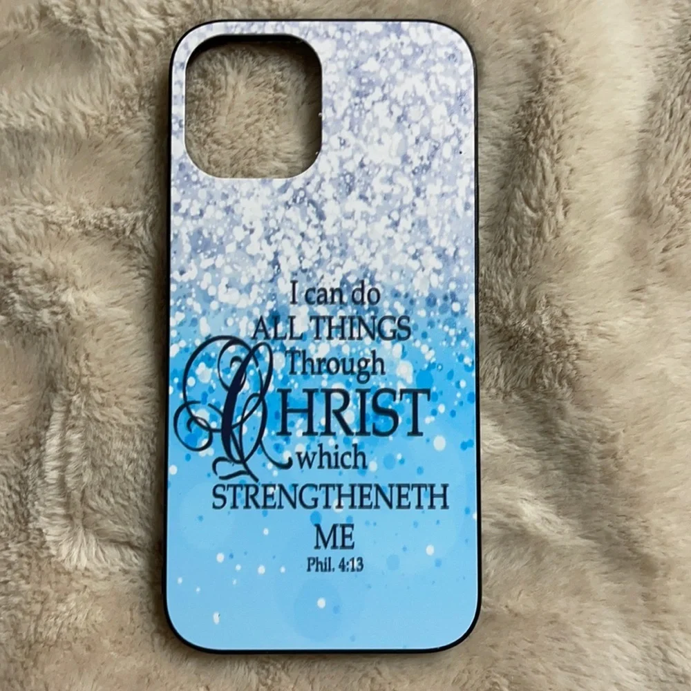 New Philippians 4:13 phone case 12 pro max